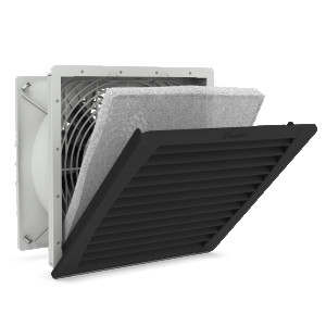  PFANNENBERG PF 65000 230V 54 9011 Schaltschrank-Lüfter 230 V/AC 80 W (B x H x T) 320 x 320 x 15 Gehäuse kühler 