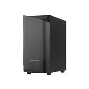 SILVERSTONE SETA A1 ATX-Mid-Tower-Gehäuse Schwarz USB 3.1 Gen 2 Type-C 