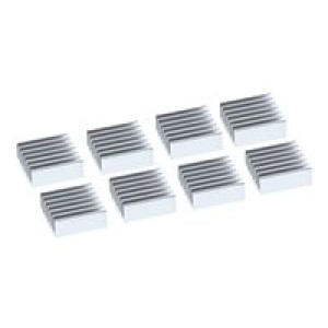  INTOS ELECTRONIC InLine - Chipsatz-Kühler - Silber (Packung mit 8) (33955I) Zubehör 