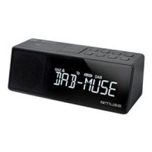MUSE M-172 DBT DAB/DAB+/FM Weckradio mit Bluetooth Funktion, schwarz 