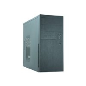CHIEFTEC Elox Series HO-11B - Midi Tower - micro ATX - ohne Netzteil - Schwarz - USB/Audio 