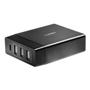 LINDY USB Type C & 3x USB Type A 72W PD Charger 