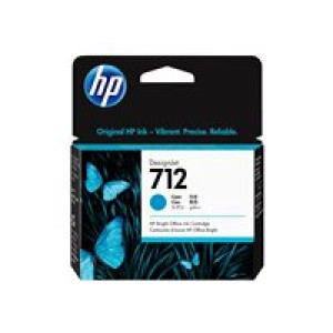 HP 712 29-ml Cyan DesignJet Ink Cartridge 