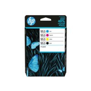 HP 953 CMYK Original Ink Cartridge 4-Pack 