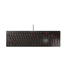  CHERRY KC 6000 Slim Schwarz USB Belgisches Layout Tastaturen 