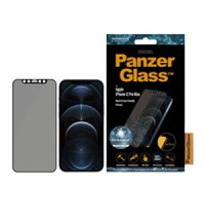 PANZERGLASS E2E iPhone 6.7? CF Privacy Antibakteriell, Black 