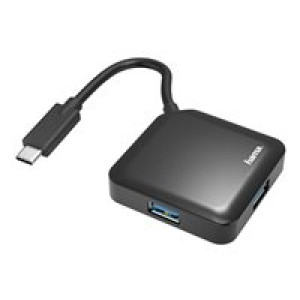 HAMA USB-C-Hub 4 Ports, USB 3.2 Gen1, 5 Gbit/s 