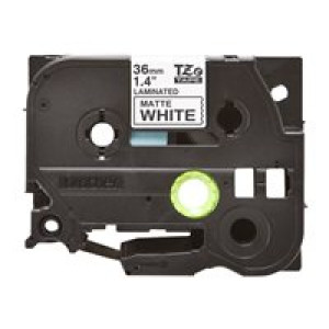 BROTHER TZeM261 tape black on white surface 36mm 
