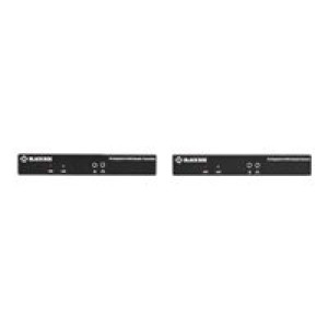  BLACK BOX KVX Series Fiber KVM Extender SH TX+RX (KVXLCDPF-100-SFPBUN2)  