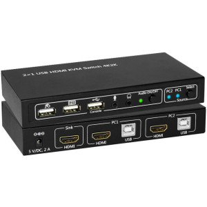  MICROCONNECT HDMI und USB KVM Switch 2 ports (W125662935)  