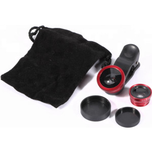 CYOO - 7,60cm (3") 1 Foto Linsen Kit - 180; Fisheye Linse + Macro Linse (CY121416) 