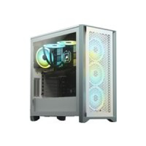 CORSAIR Midi 4000D Airflow (Tempered Glass) White 