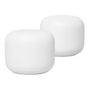 GOOGLE Nest Wifi Router and Point snow 