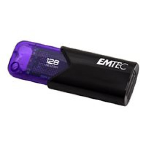  EMTEC USB-Stick 128GB B110  USB 3.2 Click Easy Purple  