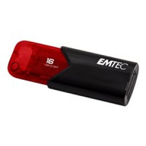  EMTEC USB-Stick 16 GB B110  USB 3.2 Click Easy Red  