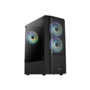 AEROCOOL Midi Quantum Mesh v3 Black MicroATX/ATX/MiniITX 