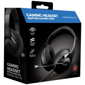 RAPTOR Gaming Headset Playstation 5 H300 schwarz 3,5 Klinke 