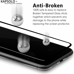 KAPSOLO Displayschutzglas 3D schutzglas für Apple iPhone 11 Pro / XS / X KAPSOLO Displayschutzglas, 