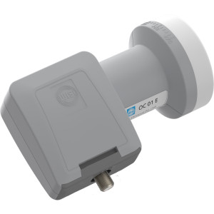 WISI Speisesystem Single OC01E lichtgrau 40mm Feed universal LTE-safe 