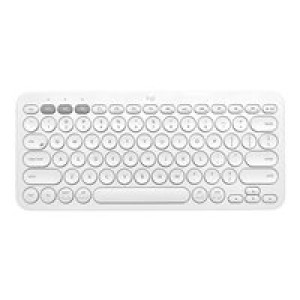  LOGITECH K380 Multi-Device Bluetooth Keyboard - OFFWHITE - UK - INTNL Tastaturen 