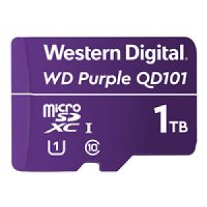  WESTERN DIGITAL WD Purple 1TB Surveillance microSD XC Class - 10 UHS 1  