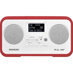 SANGEAN TRAVELLER 770 Tischradio DAB+, DAB, UKW DAB+, UKW Tastensperre Rot 