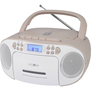 ULTRAMEDIA Reflexion RCR2260PK CD-Radio UKW AUX, CD, Kassette, UKW Pink 