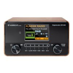 ALBRECHT DR 865 Tischradio DAB+, UKW AUX, DAB+, UKW Barrierefrei, Inkl. Fernbedienu 