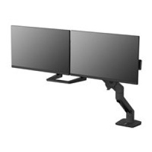  ERGOTRON HX Dual Monitor Arm in schwarzer Tischhalterung für Monitore bis 7,9kg  