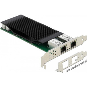 DELOCK PCIe x4 K 2xRJ45 GB LAN PoE+ i350 | 88500 