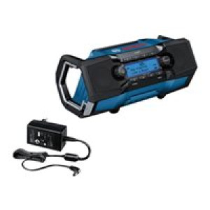 BOSCH Professional GPB 18V-2 SC DAB+ Baustellenradio DAB+, UKW Bluetooth®, UKW, AUX spritzwa 