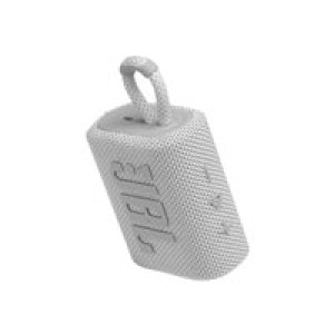 JBL Go 3 Bluetooth Lautsprecher Wasserfest, Staubfest Weiß 