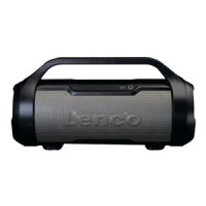 LENCO SPR-070BK Bluetooth Lautsprecher AUX, FM Radio, USB, spritzwassergeschützt, S 