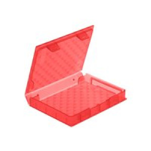 DELOCK Schutzbox für 2,5 Zoll HDD / SSD rot 