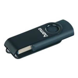  HAMA Rotate USB-Stick 64 GB USB Typ-A Blau (00182464)  