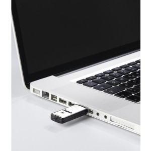  HAMA FlashPen Fancy - USB-Flash-Laufwerk - 64 GB - USB 2.0 - Schwarz, Silber  