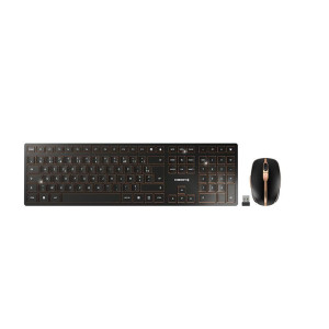  CHERRY DW 9100 SLIM FR Layout bronze/schwarz Tastaturen 