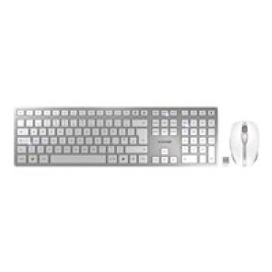  CHERRY DW 9100 SLIM UK Layout silber/weiß Tastaturen 