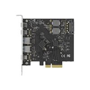 DELOCK PCI Express x4 Karte zu 3x USB Type-C + 2x USB Typ-A - SuperSpeed USB 10Gbps 