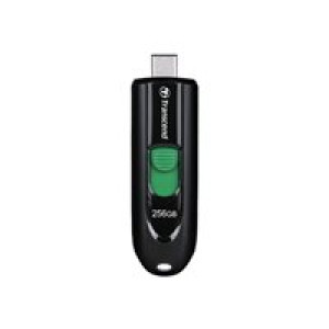  TRANSCEND 256GB USB3.2 Pen Drive Type-C Capless Black  