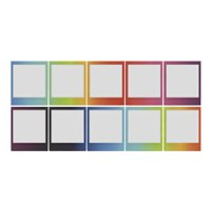 FUJIFILM Instax SQUARE RAINBOW WW 1 Sofortbild-Film farbig 