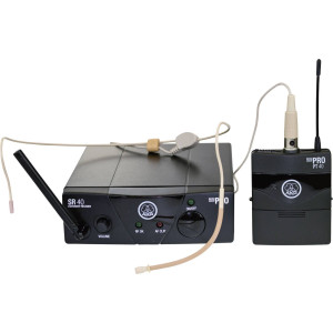 AKG WMS40 Mini Sport Set ISM 2 Headset Funkmikrofon-Set Übertragungsart:Funk 