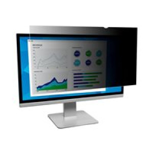  3M Black Privacy Filter for 25 in Full Screen Monitor  