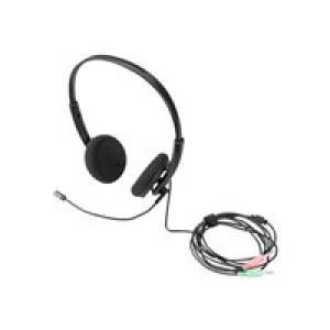 DIGITUS On Ear Office Headset mit Geräuschred. 3,5 mm Stere 
