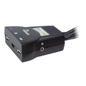  INTERTECH Inter-Tech KVM Switch LS-21HA HDMI, 2 Port, Kunststoff retail  
