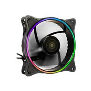  INTERTECH Inter-Tech Zusatzlüfter Fan 120mm RGB für X-908 u. X-608 bl. Gehäuse kühler 