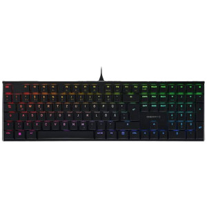  CHERRY Keyboard CHERRY MX 10.0N RGB [DE] black MX LOW PROFILE RGB SPEED Schalter Tastaturen 