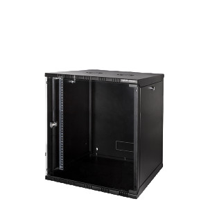 CANOVATE 19" Wallmount SOHO Box 12U 540*550, black, flatpack 