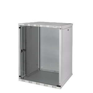 CANOVATE 19" Wallmount SOHO Box 15U 540*550, grey, flatpack 
