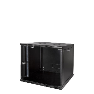 CANOVATE 19" Wallmount SOHO Box  9U 540*550, black, flatpack 